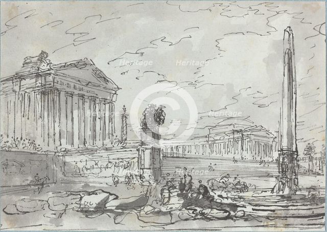Fantasy on an Ancient Campidoglio. Creator: Hubert Robert.