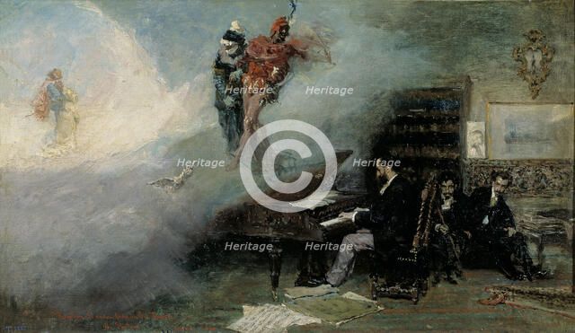 Fantasy on Faust (Fantasía sobre Fausto), 1866. Artist: Fortuny, Marià (1838-1874)