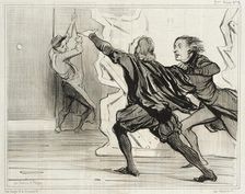 Farce dramatique..., 1841. Creator: Honore Daumier