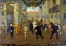 Farceurs 1670. Artist: Anon