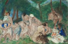 Farandole: Sketch for the courtyard of the boys school in rue Kuss, 13th arrondissement of..., 1933 Creator: Jean Alfred Adler