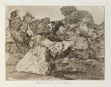 Farándula de charlatanes.; Los Desastres de la Guerra, Madrid 1863. Creator: Francisco Goya