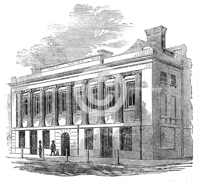 Fareham Institution Hall and Corn Exchange, 1860. Creator: Unknown.