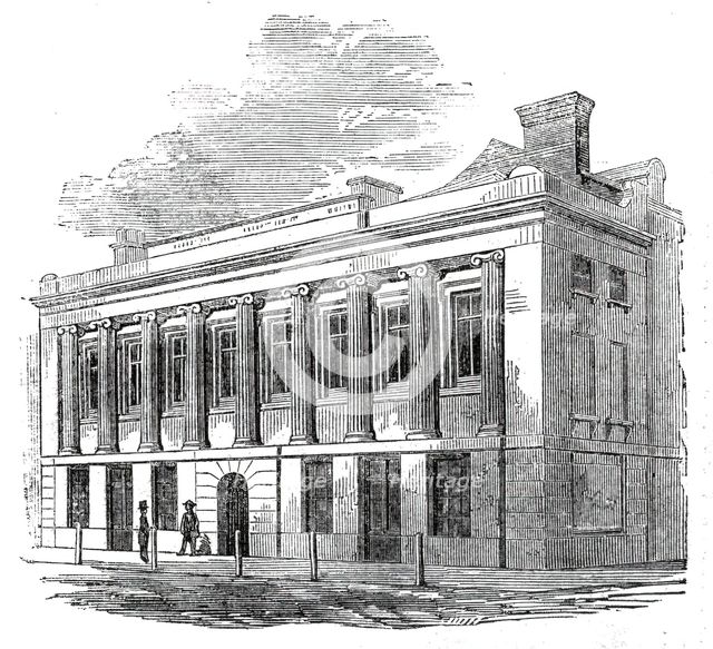 Fareham Institution Hall and Corn Exchange, 1860. Creator: Unknown.