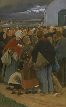 Farewell, 1896. Creator: Eugene Laermans