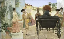 Farewell of Toreador, 1864. Creator: José Villegas Cordero