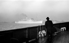 Farewell Shipping in the River Thames near Tilbury, c1945-c1965. Artist: SW Rawlings