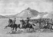 'Farewell Review before H.R.H. the Duke of Connaught at Quetta; The 5th Bombay Native... 1890. Creator: Unknown