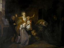 Farewell to Louis XVI by his Family in the Temple, 20th January 1793. Artist: Benazech, Charles (1767-1794)