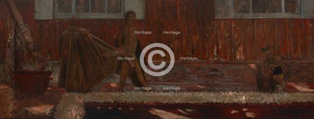 Farewell to the Manor House, between 1909-1913. Creator: Jacek Malczewski.