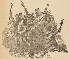 Farini's Friendly Zulus, 1880. Creator: Unknown