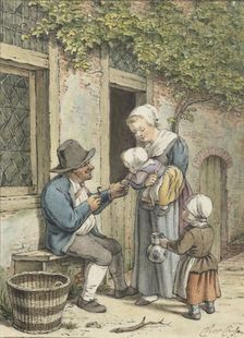 Farm talk, 1758-1808. Creator: Christina Chalon