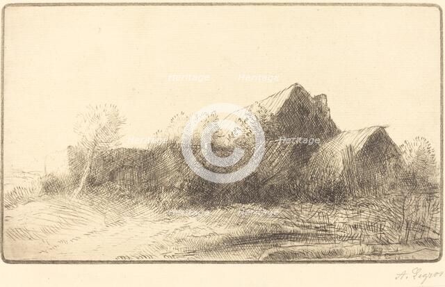 Farm (Une ferme). Creator: Alphonse Legros.