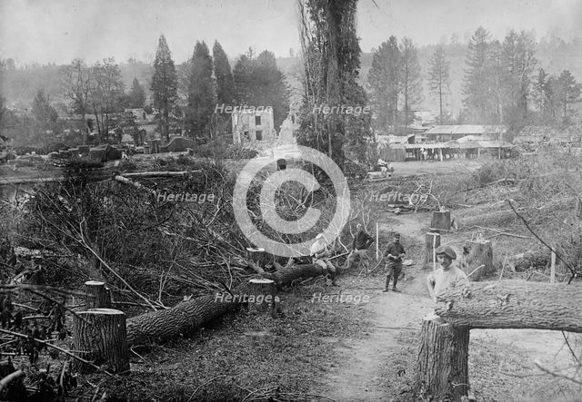 Farm, Aisne District, between c1915 and 1918. Creator: Bain News Service.