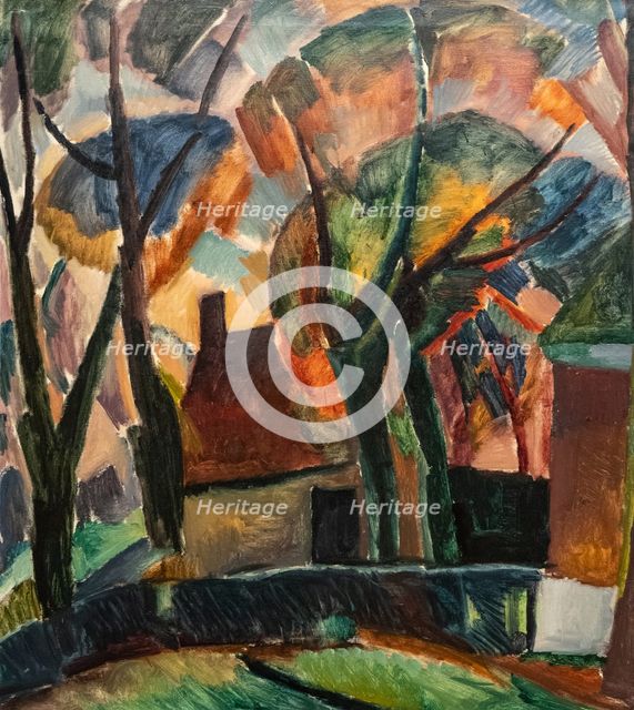Farm at Beemster, 1915. Creator: Gestel, Leo (1881-1941).