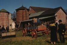Farm auction, Derby, Conn., 1940. Creator: Jack Delano