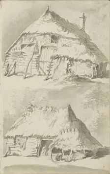 Farm buildings, c.1780-c.1800. Creator: Bernhard Heinrich Thier