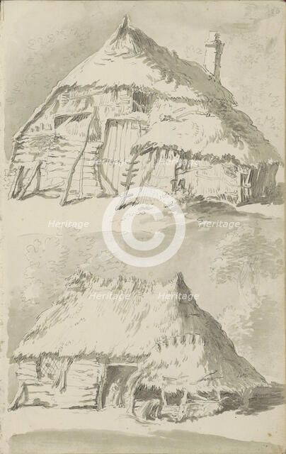 Farm buildings, c.1780-c.1800.  Creator: Bernhard Heinrich Thier.