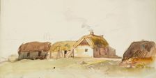 Farm Buildings, c1840s. Creator: John Phillip