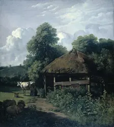 Farm Building in Gelderland, 1805-1810. Creator: Wouter Johannes van Troostwijk