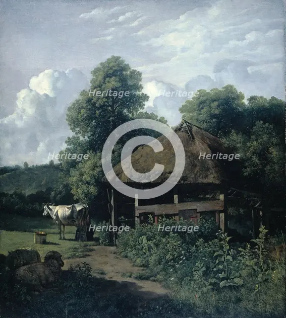 Farm Building in Gelderland, 1805-1810. Creator: Wouter Johannes van Troostwijk.