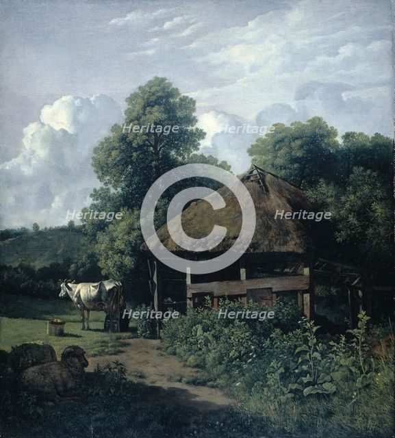 Farm Building in Gelderland, 1805-1810. Creator: Wouter Johannes van Troostwijk.