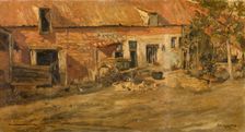 Farm, c1860-1890. Creator: Gustave Colsoulle