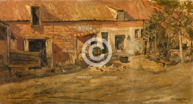 Farm, c1860-1890. Creator: Gustave Colsoulle.