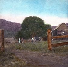 Farm cottage "The Homestead", Canungra Region, c1888. Creator: Robert Augustus Henry L'Estrange