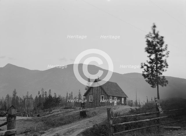 Farm for sale, Boundary County, Idaho, 1939. Creator: Dorothea Lange.