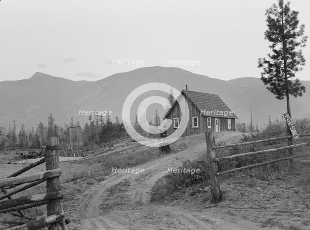 Farm for sale, Boundary County, Idaho, 1939. Creator: Dorothea Lange.
