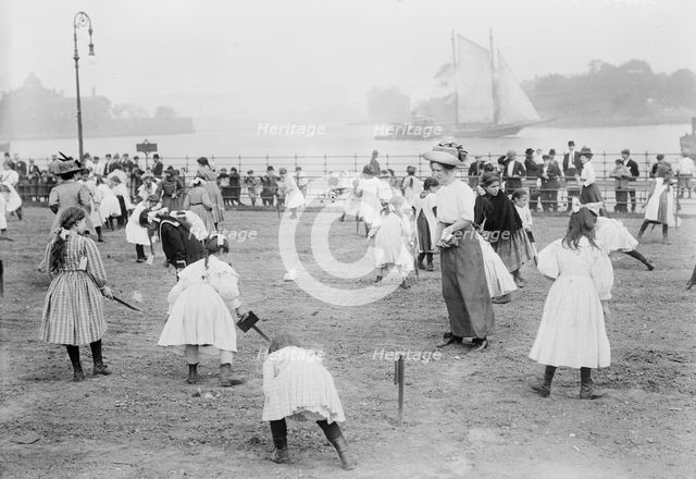 Farm for school children, N.Y.C., between c1910 and c1915. Creator: Bain News Service.