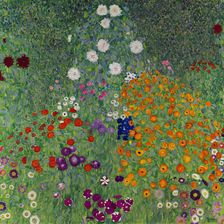 Farm Garden (Flower Garden), 1907. Creator: Klimt, Gustav (1862-1918)