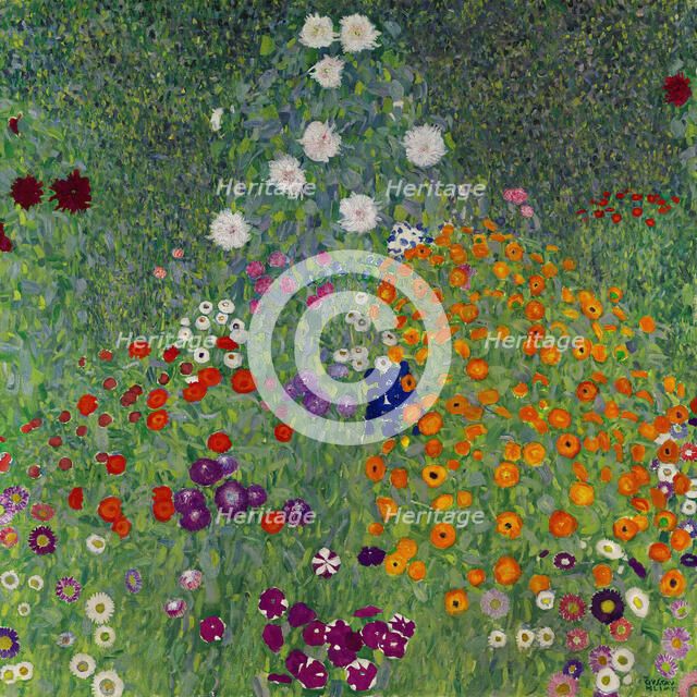 Farm Garden (Flower Garden), 1907. Creator: Klimt, Gustav (1862-1918).