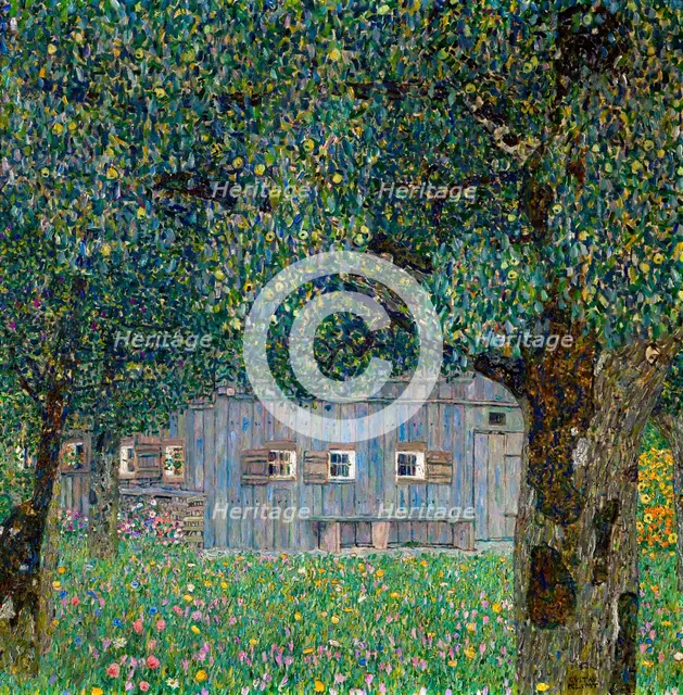 Farm House in Buchberg, 1911. Artist: Klimt, Gustav (1862-1918)