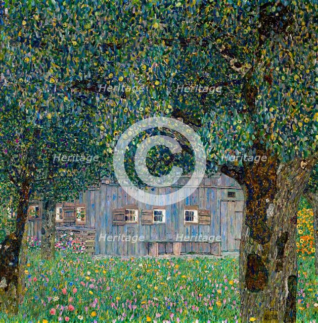 Farm House in Buchberg, 1911. Artist: Klimt, Gustav (1862-1918)