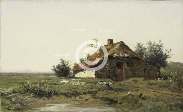 Farm in the Open Fields, 1860-1903. Creator: Paul Joseph Constantin Gabriel.