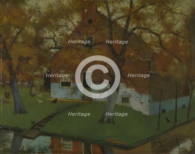 Farm in the Province of North Holland, c.1890-c.1899. Creator: Johann Eduard Karsen.