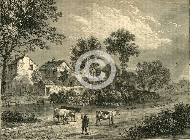 'Farm in the Regent's Park, 1750', (c1876). Creator: Unknown.