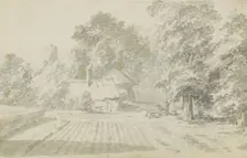 Farm in the woods, 1783. Creator: Johannes Huibert Prins