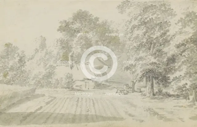 Farm in the woods, 1783. Creator: Johannes Huibert Prins.