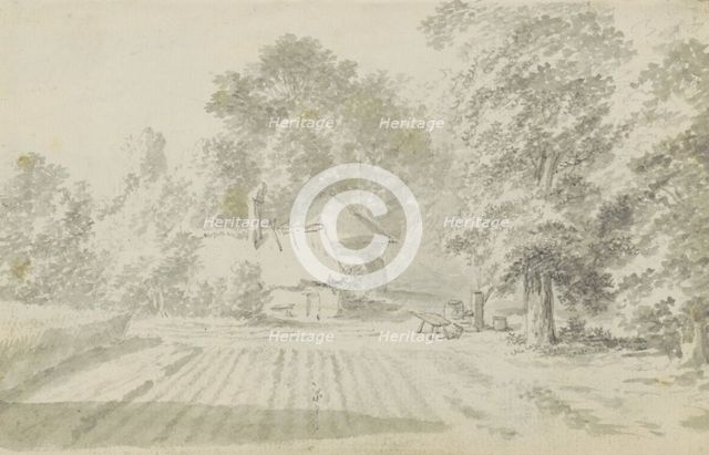 Farm in the woods, 1783. Creator: Johannes Huibert Prins.