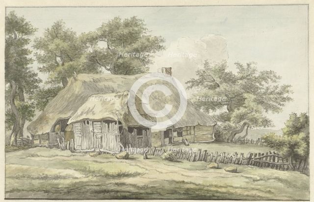 Farm in Eext, Drenthe, 1755-1818. Creator: Egbert van Drielst.