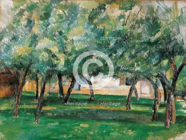 Farm in Normandy, 1885-1886. Artist: Cézanne, Paul (1839-1906)