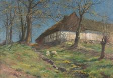 Farm in Skåne, 1991. Creator: Erika Jonn