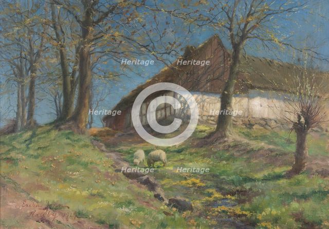 Farm in Skåne, 1991. Creator: Erika Jonn.