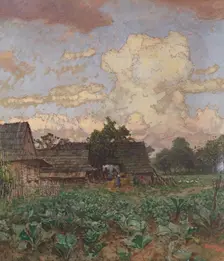 Farm in Silesia, 1913. Creator: Jindrich Tomec