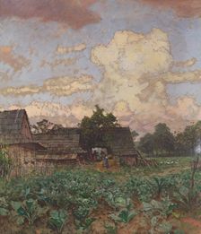 Farm in Silesia, 1913. Creator: Jindrich Tomec