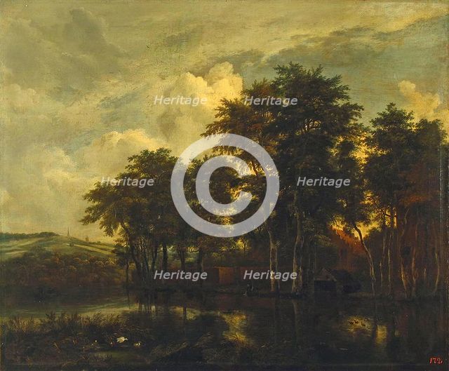 Farm, late 1650s. Creator: Jacob van Ruisdael.