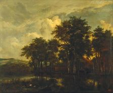 Farm, late 1650s. Creator: Jacob van Ruisdael